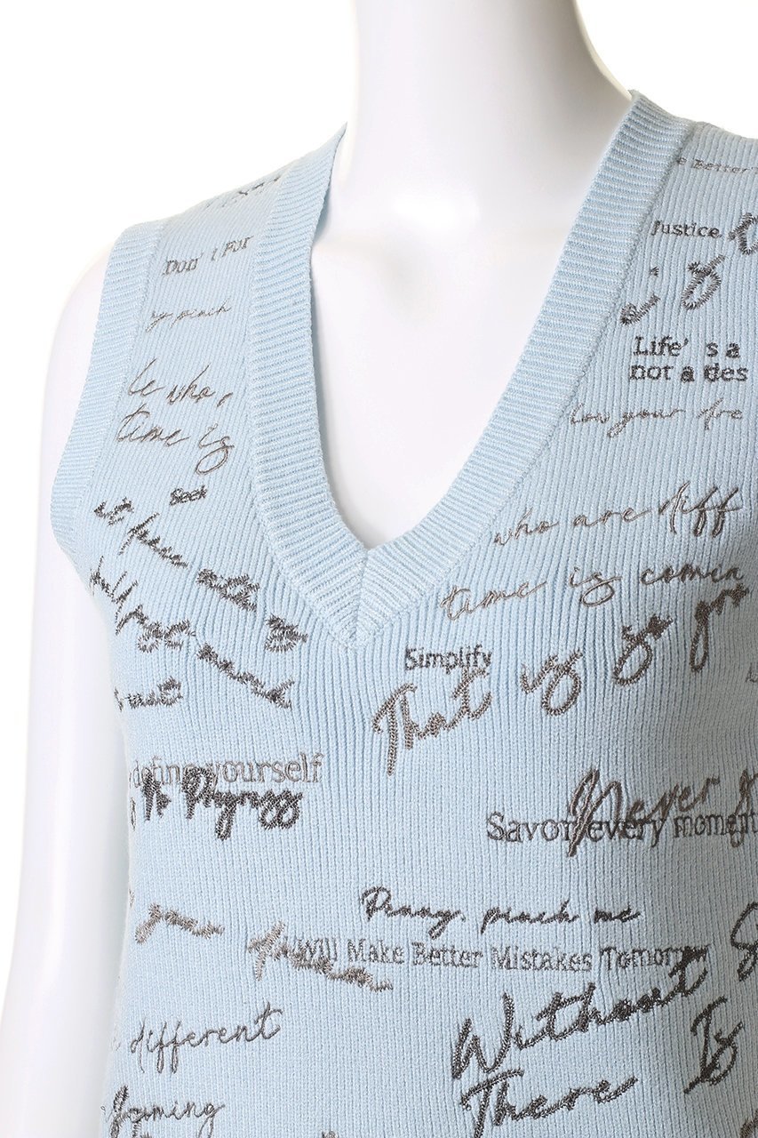 【メゾンスペシャル/MAISON SPECIAL】のEmbroidery Vest/エンブロイダリーベスト 人気、トレンドファッション・服の通販 founy(ファニー) 　ファッション　Fashion　レディースファッション　Fashion for Women　トップス・カットソー　Cut & Sew Tops　ニット　Knit Tops & Sweaters　ベスト&ジレ / 重ね着スタイル　Vests & Gilets　カジュアルプルオーバー・ニットトップス　Pullovers & Knit Tops / Casual Pullovers　インナー　Innerwear　カラフル　Colorful Design　タンク　Tank Top, Sleeveless Top　ベスト　Vest, Waistcoat　モノトーン　Monotone, Black and White　夏　Summer　other-5|ID: prp329100004271053 ipo3291000000032954769