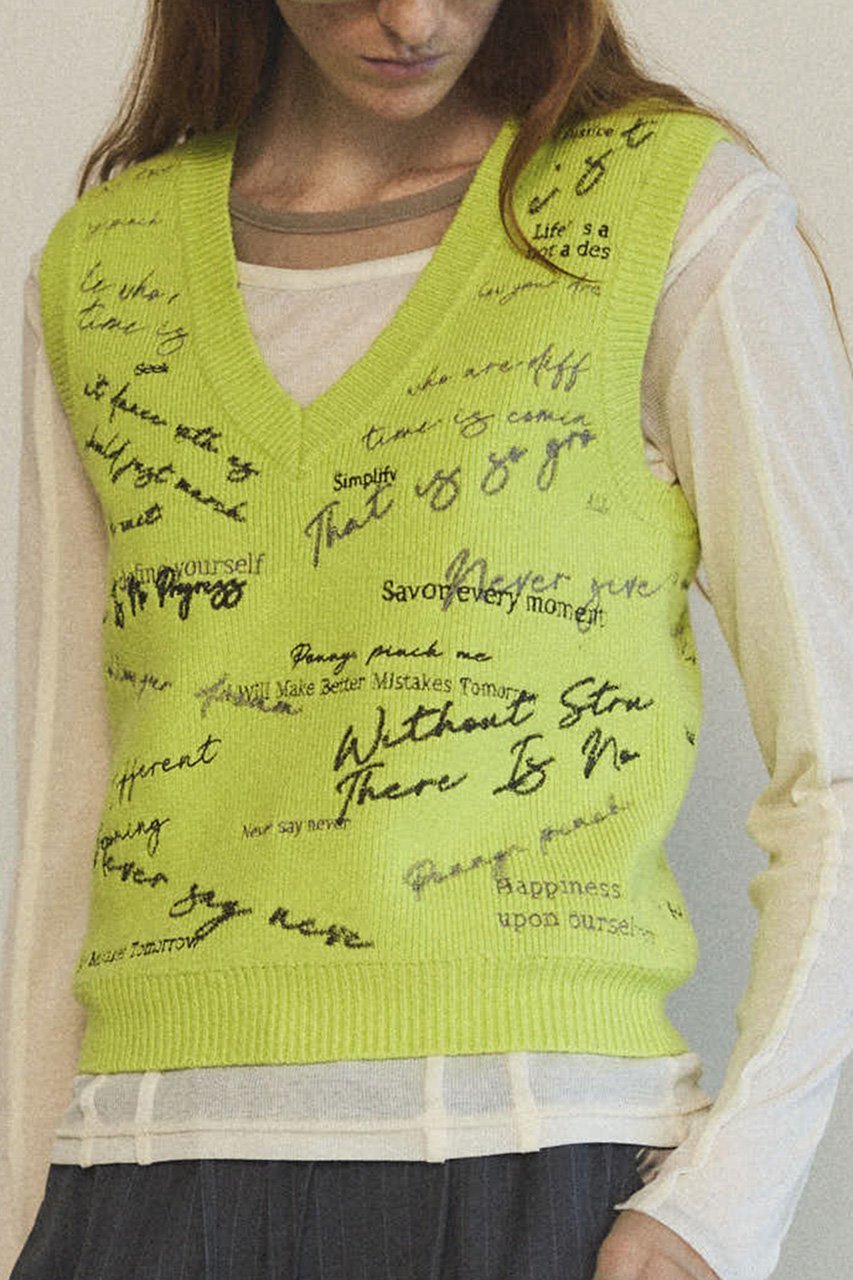 【メゾンスペシャル/MAISON SPECIAL】のEmbroidery Vest/エンブロイダリーベスト 人気、トレンドファッション・服の通販 founy(ファニー) 　ファッション　Fashion　レディースファッション　Fashion for Women　トップス・カットソー　Cut & Sew Tops　ニット　Knit Tops & Sweaters　ベスト&ジレ / 重ね着スタイル　Vests & Gilets　カジュアルプルオーバー・ニットトップス　Pullovers & Knit Tops / Casual Pullovers　インナー　Innerwear　カラフル　Colorful Design　タンク　Tank Top, Sleeveless Top　ベスト　Vest, Waistcoat　モノトーン　Monotone, Black and White　夏　Summer　other-7|ID: prp329100004271053 ipo3291000000032954777