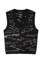 【メゾンスペシャル/MAISON SPECIAL】のEmbroidery Vest/エンブロイダリーベスト BLK(ブラック)|ID: prp329100004271053 ipo3291000000035066892
