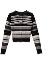 【メゾンスペシャル/MAISON SPECIAL】のMultiway Colorful Border Cardigan/マルチウェイカラフルボーダーカーディガン BLK(ブラック)|ID: prp329100004271055 ipo3291000000034909776
