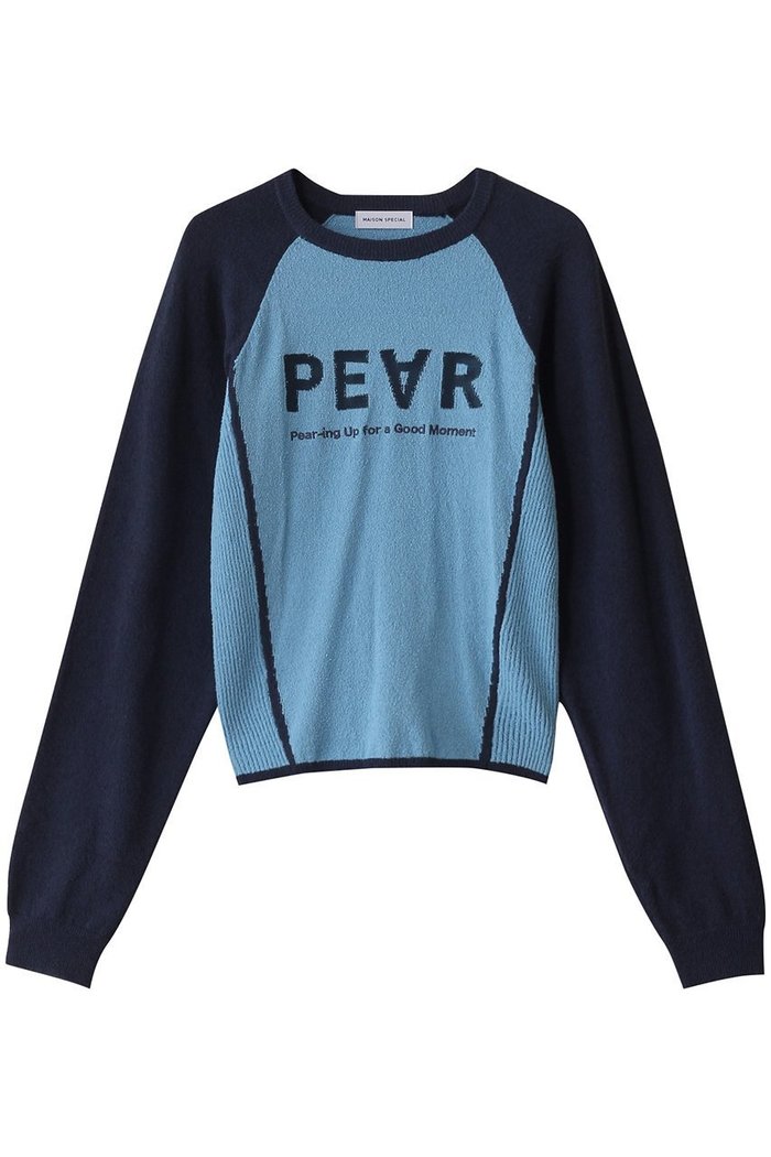 【メゾンスペシャル/MAISON SPECIAL】のPEAR Logo Knit Tops/PEARロゴニットトップス インテリア・キッズ・メンズ・レディースファッション・服の通販 founy(ファニー) https://founy.com/ ファッション Fashion レディースファッション Fashion for Women トップス・カットソー Cut & Sew Tops ニット Knit Tops & Sweaters カジュアルプルオーバー・ニットトップス Pullovers & Knit Tops / Casual Pullovers カットソー Cut and Sewn Top スリーブ Sleeve, Long Sleeve / Short Sleeve フィット Fit, Slim Fit |ID: prp329100004271056 ipo3291000000035067067