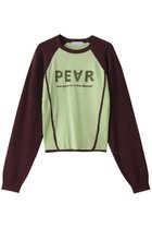 【メゾンスペシャル/MAISON SPECIAL】のPEAR Logo Knit Tops/PEARロゴニットトップス GRN(グリーン)|ID: prp329100004271056 ipo3291000000035067073