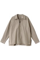 【メゾンスペシャル/MAISON SPECIAL】のLace Up Oversize Pullover/レースアップブルオーバー IVR(アイボリー)|ID: prp329100004271060 ipo3291000000035063588