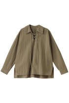 【メゾンスペシャル/MAISON SPECIAL】のLace Up Oversize Pullover/レースアップブルオーバー KHK(カーキ)|ID: prp329100004271060 ipo3291000000035063590