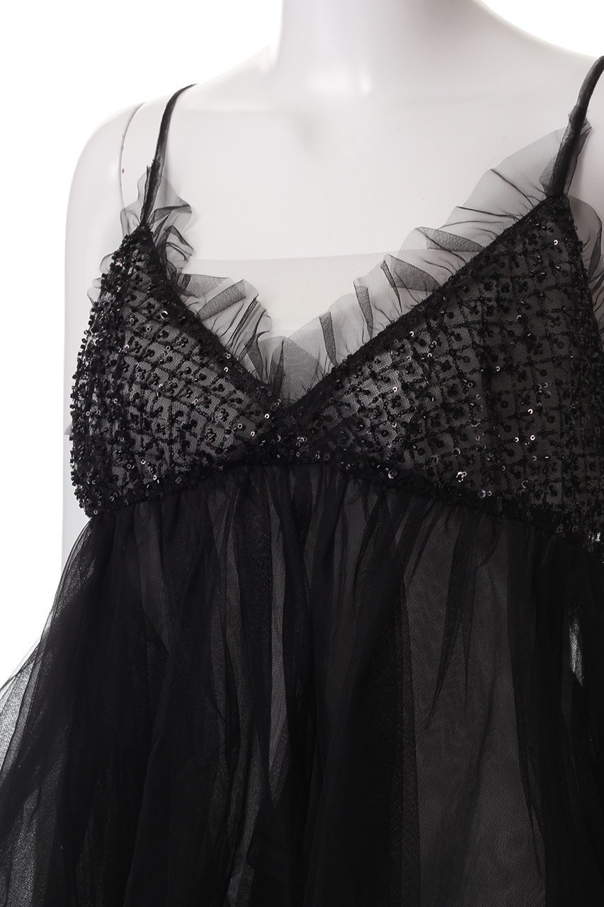【メゾンスペシャル/MAISON SPECIAL】のShining Tiered Camisole Tunic/シャイニングティアードキャミチュニック 人気、トレンドファッション・服の通販 founy(ファニー) 　ファッション　Fashion　レディースファッション　Fashion for Women　ワンピース　Dresses　チュニック　Tunic Tops & Dresses　春　Spring　カットソー　Cut and Sewn Top　シルバー　Silver, Metallic Silver　スパンコール　Sequins, Sequin Embellishment　スラックス　Slacks, Dress Pants　タンク　Tank Top, Sleeveless Top　チュニック　Tunic, Long Top　チュール　Tulip, Tulip Motif　ツイード　Twill, Twill Weave　ティアード　Tiered, Tiered Style　ペプラム　Peplum, Flared Hem　リボン　Ribbon, Bow　ロング　Long, Long-Length　夏　Summer　other-5|ID: prp329100004271061 ipo3291000000032882147