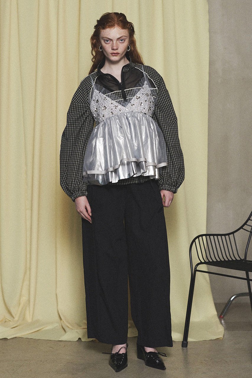 【メゾンスペシャル/MAISON SPECIAL】のShining Tiered Camisole Tunic/シャイニングティアードキャミチュニック 人気、トレンドファッション・服の通販 founy(ファニー) 　ファッション　Fashion　レディースファッション　Fashion for Women　ワンピース　Dresses　チュニック　Tunic Tops & Dresses　春　Spring　カットソー　Cut and Sewn Top　シルバー　Silver, Metallic Silver　スパンコール　Sequins, Sequin Embellishment　スラックス　Slacks, Dress Pants　タンク　Tank Top, Sleeveless Top　チュニック　Tunic, Long Top　チュール　Tulip, Tulip Motif　ツイード　Twill, Twill Weave　ティアード　Tiered, Tiered Style　ペプラム　Peplum, Flared Hem　リボン　Ribbon, Bow　ロング　Long, Long-Length　夏　Summer　other-6|ID: prp329100004271061 ipo3291000000032882152