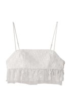 【メゾンスペシャル/MAISON SPECIAL】のMulti Fabric Glitter Flower Bustier/マルチファブリックキラキラフラワービスチェ WHT(ホワイト)|ID: prp329100004271062 ipo3291000000032884933