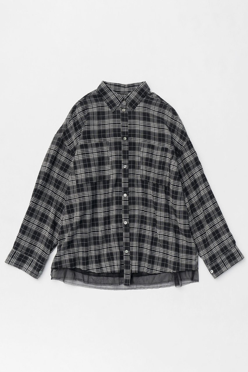 【メゾンスペシャル/MAISON SPECIAL】のReversible Voile Shirt/リバーシブルボイルシャツ 人気、トレンドファッション・服の通販 founy(ファニー) 　ファッション　Fashion　レディースファッション　WOMEN　トップス・カットソー　Tops/Tshirt　シャツ/ブラウス　Shirts/Blouses　春　Spring　スリーブ　Sleeve　チェック　Check　チュール　Tulle　トレンド　Trend　ボトム　Bottom　羽織　Haori　リバーシブル　Reversible　ロング　Long　A/W・秋冬　Aw・Autumn/Winter・Fw・Fall-Winter　S/S・春夏　Ss・Spring/Summer　夏　Summer　2025年　2025　 other-1|ID: prp329100004271064 ipo3291000000029678737