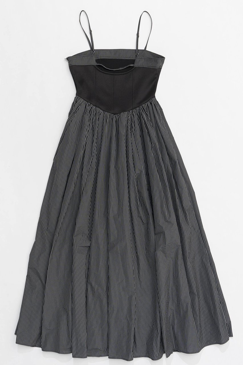 【メゾンスペシャル/MAISON SPECIAL】のPuffy Bolero Set Plaid Pattern Volume Silhouette Dress/パフィーボレロセットチェックボリュームワンピース 人気、トレンドファッション・服の通販 founy(ファニー) 　ファッション　Fashion　レディースファッション　Fashion for Women　アウター　Coat / Outerwear Collection　ボレロ・ショート丈ジャケット / ドレス羽織りに　Boleros & Short Jackets　ワンピース　Dresses　フォーマル・パーティードレス・結婚式用ドレス　Elegant & Casual Dresses　チュニック　Tunic Tops & Dresses　キャミワンピース　Cami Dress, Slip Dress　コルセット　Corset, Bustier　ストレッチ　Stretch, Stretchy Fabric　セパレート　Separate, Two-Piece　タフタ　Taffeta, Structured Fabric　チェック　Check, Plaid, Tartan　チュニック　Tunic, Long Top　ドッキング　Docking, Mixed Material　フォルム　Silhouette, Form　ボレロ　Bolero, Short Cardigan　無地　Plain, Solid Color　ロング　Long, Long-Length　エレガント 上品　Elegant　other-8|ID: prp329100004271065 ipo3291000000035846642