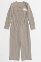 【メゾンスペシャル/MAISON SPECIAL】のCollarless Jacket Rompers/ノーカラージャケットロンパース BGE(ベージュ)|ID:prp329100004271067