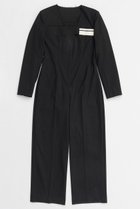 【メゾンスペシャル/MAISON SPECIAL】のCollarless Jacket Rompers/ノーカラージャケットロンパース BLK(ブラック)|ID:prp329100004271067