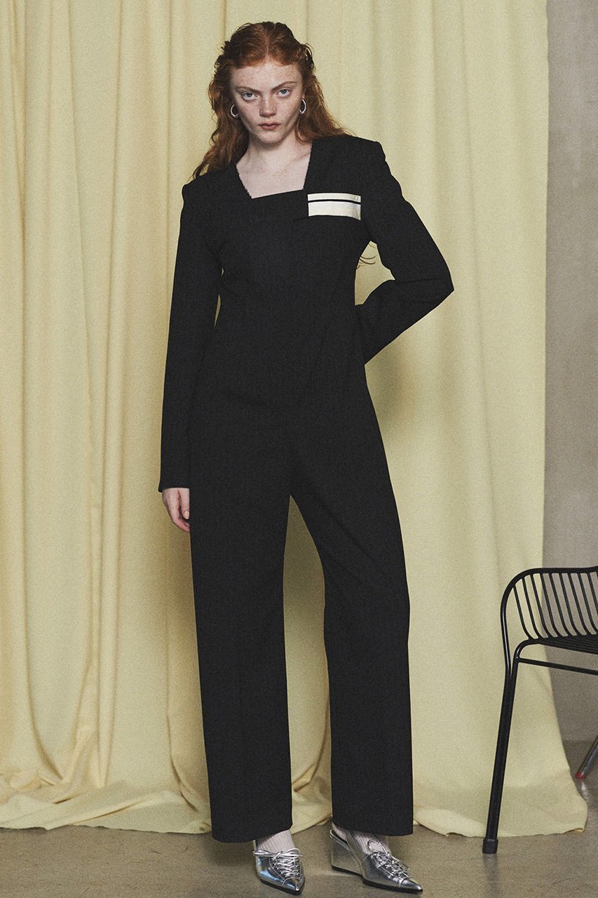 【メゾンスペシャル/MAISON SPECIAL】のCollarless Jacket Rompers/ノーカラージャケットロンパース 人気、トレンドファッション・服の通販 founy(ファニー) 　ファッション　Fashion　レディースファッション　Fashion for Women　アウター　Coat / Outerwear Collection　レディースジャケット・軽アウター　Jackets　ノーカラージャケット / シンプル上品コーデ　Collarless Jackets　パンツ　Pants & Trousers　インナー　Innerwear　オケージョン　Occasion Wear　クール　Cool, Chic　シンプル　Simple, Minimal　ストライプ　Stripe, Striped Pattern　タートルネック　Turtleneck, High Neck　フィット　Fit, Slim Fit　ポケット　Pocket, Pocket Detail　ロンパース　Romper, Jumpsuit　エレガント 上品　Elegant　other-6|ID: prp329100004271067 ipo3291000000032937048