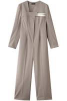 【メゾンスペシャル/MAISON SPECIAL】のCollarless Jacket Rompers/ノーカラージャケットロンパース 人気、トレンドファッション・服の通販 founy(ファニー) ファッション Fashion レディースファッション Fashion for Women アウター Coat / Outerwear Collection レディースジャケット・軽アウター Jackets ノーカラージャケット / シンプル上品コーデ Collarless Jackets パンツ Pants & Trousers インナー Innerwear オケージョン Occasion Wear クール Cool, Chic シンプル Simple, Minimal ストライプ Stripe, Striped Pattern タートルネック Turtleneck, High Neck フィット Fit, Slim Fit ポケット Pocket, Pocket Detail ロンパース Romper, Jumpsuit エレガント 上品 Elegant |ID:prp329100004271067
