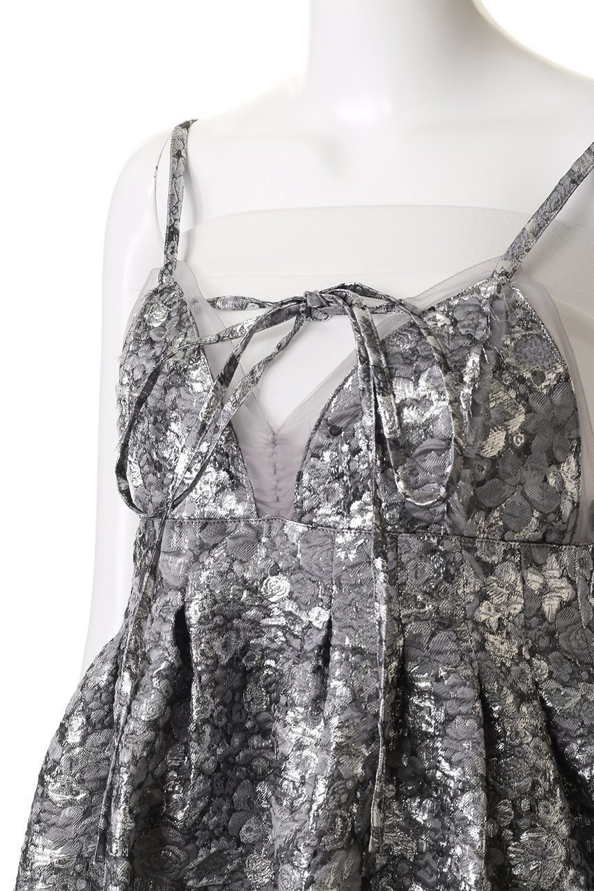 【メゾンスペシャル/MAISON SPECIAL】のLame Jacquard Volume Silhouette Dress/ラメジャガードボリュームワンピース 人気、トレンドファッション・服の通販 founy(ファニー) 　ファッション　Fashion　レディースファッション　WOMEN　ワンピース　Dress　ドレス　Party Dresses　チュニック　Tunic　チュニック　Tunic　フィット　Fit　フォーマル　Formal　マキシ　Maxi　ロング　Long　other-5|ID: prp329100004271068 ipo3291000000031372639