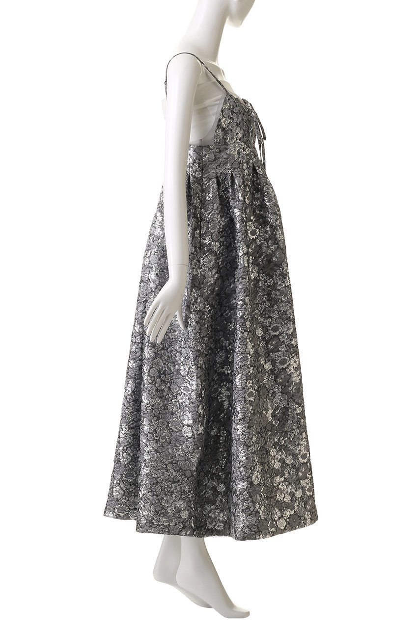 【メゾンスペシャル/MAISON SPECIAL】のLame Jacquard Volume Silhouette Dress/ラメジャガードボリュームワンピース 人気、トレンドファッション・服の通販 founy(ファニー) 　ファッション　Fashion　レディースファッション　Fashion for Women　ワンピース　Dresses　フォーマル・パーティードレス・結婚式用ドレス　Elegant & Casual Dresses　チュニック　Tunic Tops & Dresses　チュニック　Tunic, Long Top　フィット　Fit, Slim Fit　フォーマル　Formal, Dressy　マキシ　Maxi, Full Length　ロング　Long, Long-Length　other-3|ID: prp329100004271068 ipo3291000000032883325