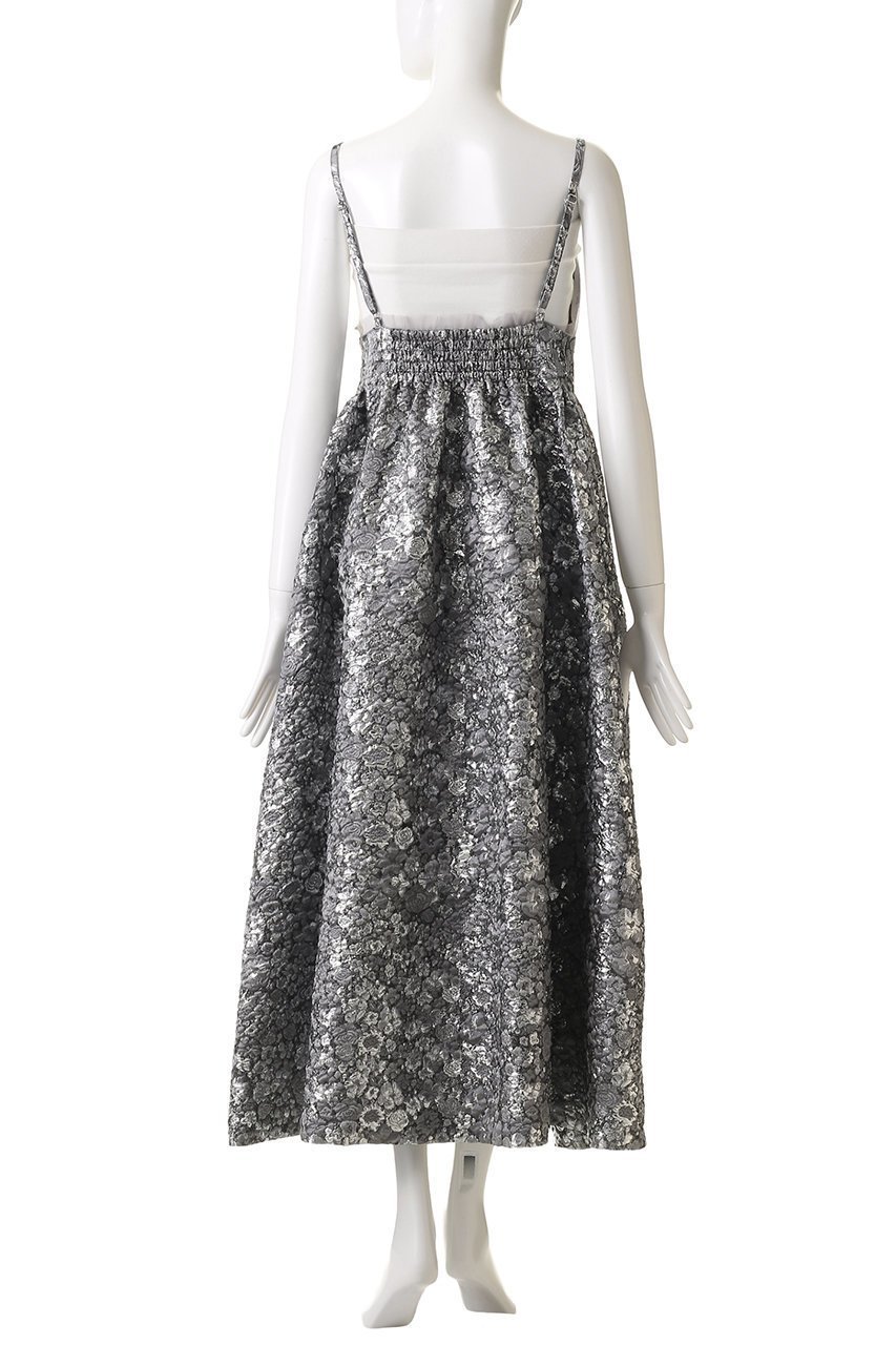 【メゾンスペシャル/MAISON SPECIAL】のLame Jacquard Volume Silhouette Dress/ラメジャガードボリュームワンピース 人気、トレンドファッション・服の通販 founy(ファニー) 　ファッション　Fashion　レディースファッション　Fashion for Women　ワンピース　Dresses　フォーマル・パーティードレス・結婚式用ドレス　Elegant & Casual Dresses　チュニック　Tunic Tops & Dresses　チュニック　Tunic, Long Top　フィット　Fit, Slim Fit　フォーマル　Formal, Dressy　マキシ　Maxi, Full Length　ロング　Long, Long-Length　other-4|ID: prp329100004271068 ipo3291000000032883331