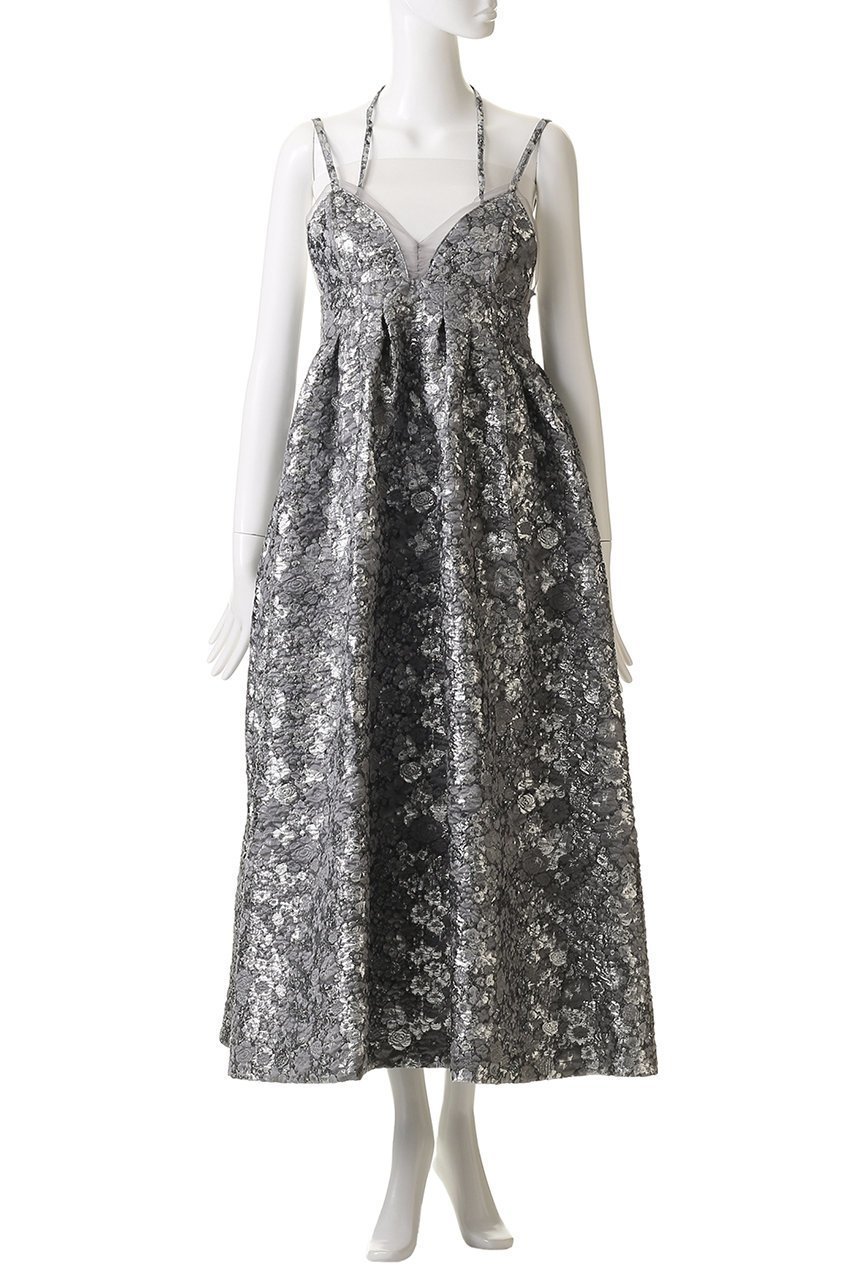 【メゾンスペシャル/MAISON SPECIAL】のLame Jacquard Volume Silhouette Dress/ラメジャガードボリュームワンピース 人気、トレンドファッション・服の通販 founy(ファニー) 　ファッション　Fashion　レディースファッション　Fashion for Women　ワンピース　Dresses　フォーマル・パーティードレス・結婚式用ドレス　Elegant & Casual Dresses　チュニック　Tunic Tops & Dresses　チュニック　Tunic, Long Top　フィット　Fit, Slim Fit　フォーマル　Formal, Dressy　マキシ　Maxi, Full Length　ロング　Long, Long-Length　other-6|ID: prp329100004271068 ipo3291000000032883343