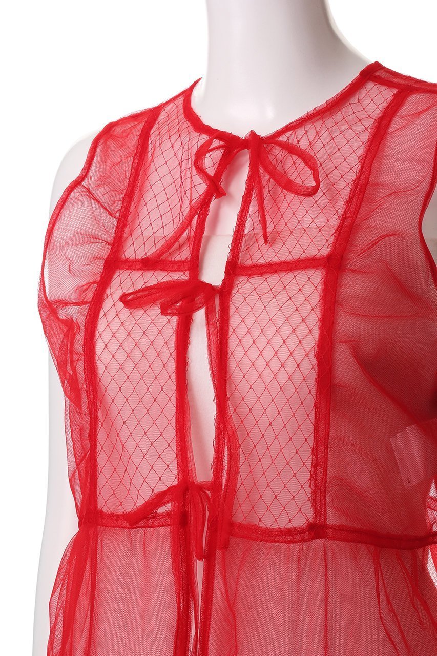 【メゾンスペシャル/MAISON SPECIAL】のMultiway Tulle Layered Dress/マルチウェイチュールレイヤードワンピース 人気、トレンドファッション・服の通販 founy(ファニー) 　ファッション　Fashion　レディースファッション　Fashion for Women　ワンピース　Dresses　フォーマル・パーティードレス・結婚式用ドレス　Elegant & Casual Dresses　チュニック　Tunic Tops & Dresses　チュニック　Tunic, Long Top　チュール　Tulip, Tulip Motif　フロント　Front, Front Design　リボン　Ribbon, Bow　ロング　Long, Long-Length　おすすめ　Recommended / Our Picks　other-5|ID: prp329100004271069 ipo3291000000032888352