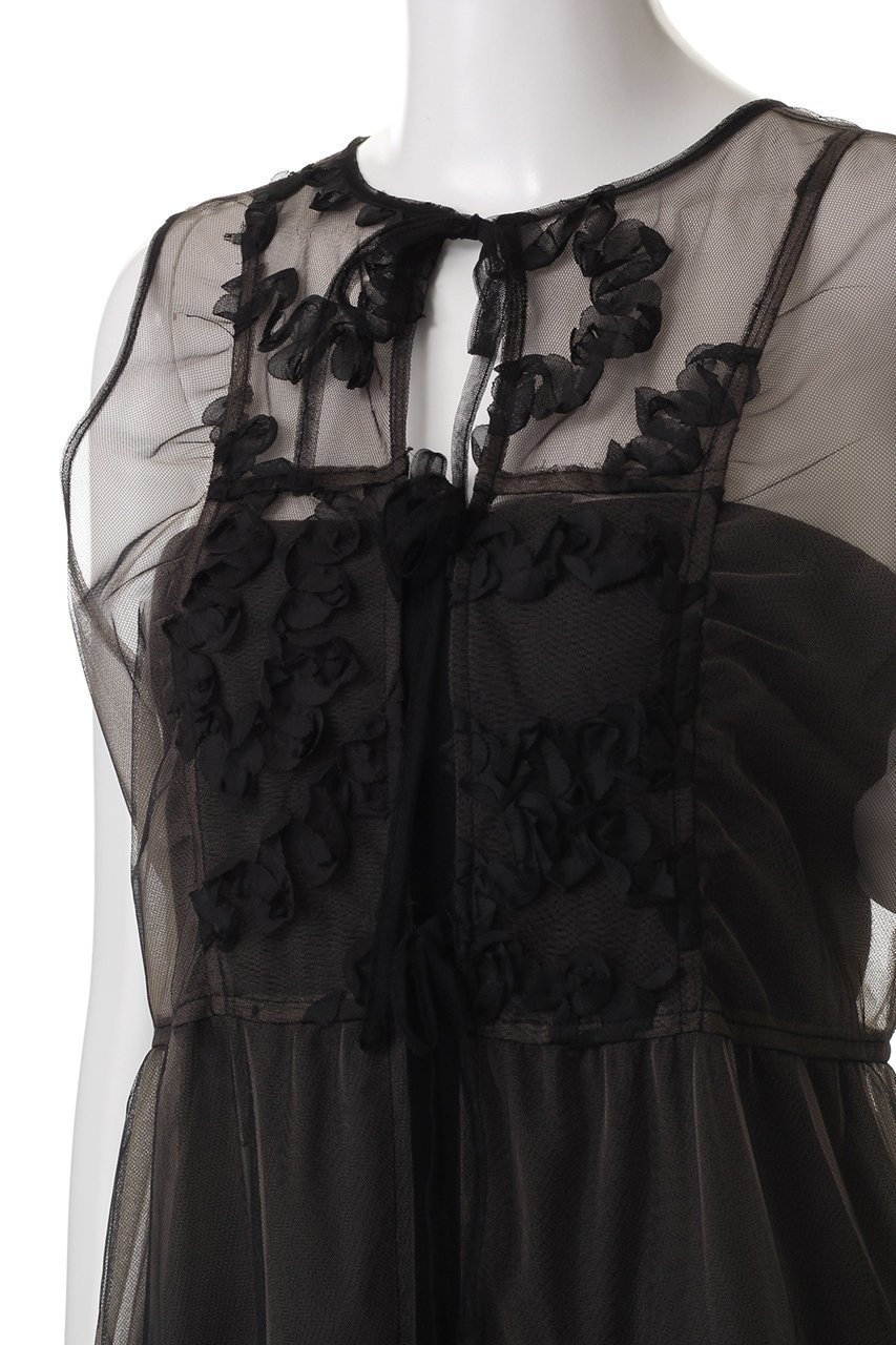 【メゾンスペシャル/MAISON SPECIAL】の2way Tulle Layered Dress/2WAYチュールレイヤードワンピース 人気、トレンドファッション・服の通販 founy(ファニー) 　ファッション　Fashion　レディースファッション　Fashion for Women　ワンピース　Dresses　フォーマル・パーティードレス・結婚式用ドレス　Elegant & Casual Dresses　チュニック　Tunic Tops & Dresses　チュニック　Tunic, Long Top　チュール　Tulip, Tulip Motif　フロント　Front, Front Design　リボン　Ribbon, Bow　ロング　Long, Long-Length　おすすめ　Recommended / Our Picks　other-5|ID: prp329100004271070 ipo3291000000032888394