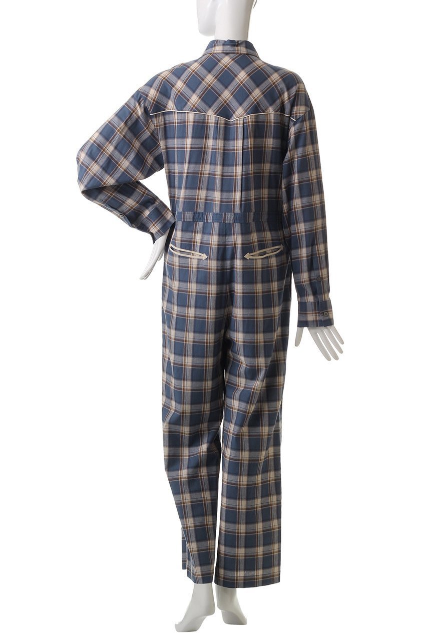 【メゾンスペシャル/MAISON SPECIAL】の2way Western Shirt All In One Outfit/2WAYウエスタンシャツオールインワン 人気、トレンドファッション・服の通販 founy(ファニー) 　ファッション　Fashion　レディースファッション　Fashion for Women　パンツ　Pants & Trousers　ウエスタン　Western Style　シアー　Sheer, See-Through　ジャケット　Jacket, Outerwear　ストライプ　Stripe, Striped Pattern　チェック　Check, Plaid, Tartan　トレンド　Trend, Trending Now　ビスチェ　Bustier, Corset Top　フロント　Front, Front Design　ミックス　Mix, Mixed Style　other-4|ID: prp329100004271071 ipo3291000000032929322