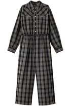 【メゾンスペシャル/MAISON SPECIAL】の2way Western Shirt All In One Outfit/2WAYウエスタンシャツオールインワン 人気、トレンドファッション・服の通販 founy(ファニー) ファッション Fashion レディースファッション Fashion for Women パンツ Pants & Trousers ウエスタン Western Style シアー Sheer, See-Through ジャケット Jacket, Outerwear ストライプ Stripe, Striped Pattern チェック Check, Plaid, Tartan トレンド Trend, Trending Now ビスチェ Bustier, Corset Top フロント Front, Front Design ミックス Mix, Mixed Style thumbnail BLK(ブラック)|ID: prp329100004271071 ipo3291000000035055444