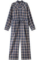 【メゾンスペシャル/MAISON SPECIAL】の2way Western Shirt All In One Outfit/2WAYウエスタンシャツオールインワン 人気、トレンドファッション・服の通販 founy(ファニー) ファッション Fashion レディースファッション Fashion for Women パンツ Pants & Trousers ウエスタン Western Style シアー Sheer, See-Through ジャケット Jacket, Outerwear ストライプ Stripe, Striped Pattern チェック Check, Plaid, Tartan トレンド Trend, Trending Now ビスチェ Bustier, Corset Top フロント Front, Front Design ミックス Mix, Mixed Style thumbnail BLU(ブルー)|ID: prp329100004271071 ipo3291000000035055445