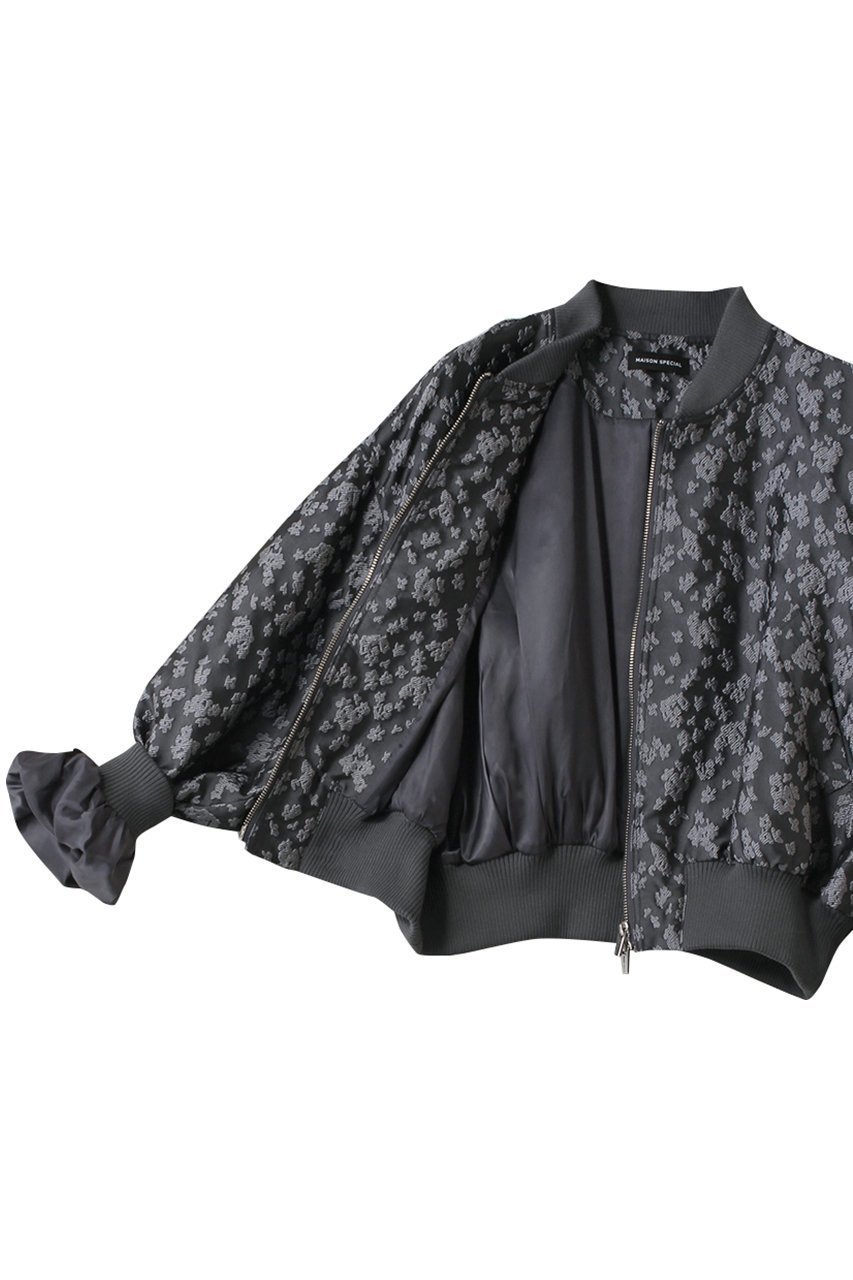 【メゾンスペシャル/MAISON SPECIAL】のJacquard Blouson/ジャガードブルゾン 人気、トレンドファッション・服の通販 founy(ファニー) 　ファッション　Fashion　レディースファッション　Fashion for Women　アウター　Coat / Outerwear Collection　レディースジャケット・軽アウター　Jackets　ブルゾンジャケット・スポーティアウター　Blouson Jackets　インナー　Innerwear　春　Spring　ジャケット　Jacket, Outerwear　ブルゾン　Blouson, Bomber Jacket　ボトム　Bottoms, Lower Wear　ロング　Long, Long-Length　エレガント 上品　Elegant　other-6|ID: prp329100004271073 ipo3291000000032920245