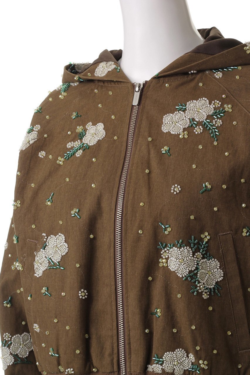 【メゾンスペシャル/MAISON SPECIAL】のEmbroidery Flower Beads Hoodie/エンブロイダリーフラワービーズパーカー 人気、トレンドファッション・服の通販 founy(ファニー) 　ファッション　Fashion　レディースファッション　Fashion for Women　アウター　Coat / Outerwear Collection　レディースジャケット・軽アウター　Jackets　ブルゾンジャケット・スポーティアウター　Blouson Jackets　インナー　Innerwear　ジャケット　Jacket, Outerwear　デニム　Denim, Jeans Material　パーカー　Hoodie, Parka　ブルゾン　Blouson, Bomber Jacket　ユーズド　Used, Vintage-Look　ロング　Long, Long-Length　ヴィンテージ　Vintage Style　羽織　Haori, Light Jacket　other-5|ID: prp329100004271074 ipo3291000000032918949