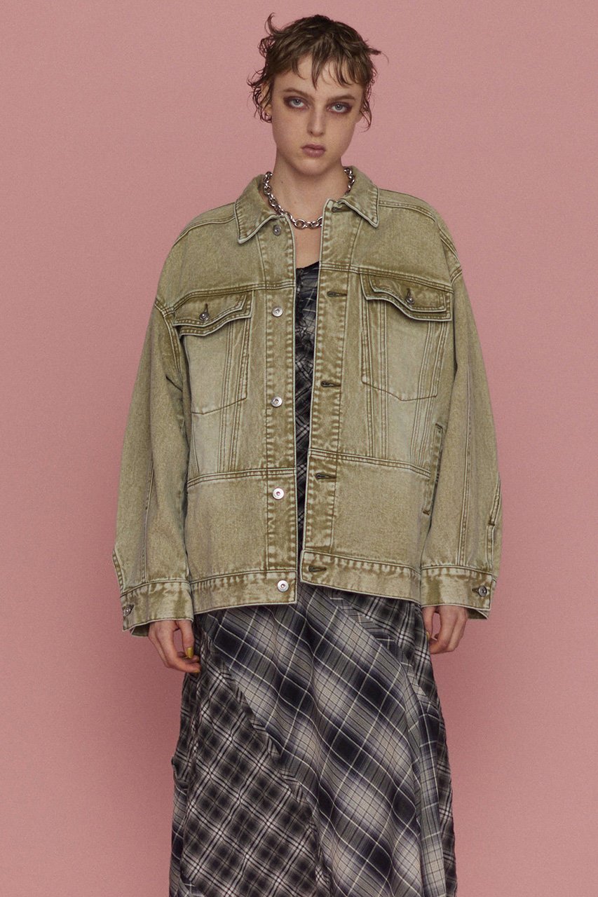 【メゾンスペシャル/MAISON SPECIAL】のOversize Colored Denim Jacket/オーバーサイズカラーデニムジャケット 人気、トレンドファッション・服の通販 founy(ファニー) 　ファッション　Fashion　レディースファッション　Fashion for Women　アウター　Coat / Outerwear Collection　レディースジャケット・軽アウター　Jackets　デニムジャケット / カジュアルアウター　Denim Jackets　インナー　Innerwear　春　Spring　ジャケット　Jacket, Outerwear　スタンダード　Standard, Basic　セットアップ　Set-Up, Coordinated Outfit　デニム　Denim, Jeans Material　ロング　Long, Long-Length　other-8|ID: prp329100004271075 ipo3291000000035639643
