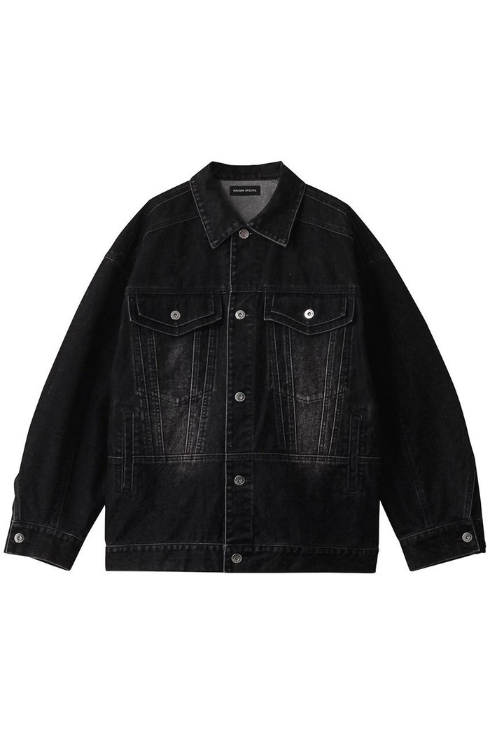 【メゾンスペシャル/MAISON SPECIAL】のOversize Flocking Denim Jacket/オーバーサイズフロッキーデニムジャケット インテリア・キッズ・メンズ・レディースファッション・服の通販 founy(ファニー) https://founy.com/ ファッション Fashion レディースファッション Fashion for Women アウター Coat / Outerwear Collection レディースジャケット・軽アウター Jackets デニムジャケット / カジュアルアウター Denim Jackets インナー Innerwear ジャケット Jacket, Outerwear スタンダード Standard, Basic セットアップ Set-Up, Coordinated Outfit デニム Denim, Jeans Material ロング Long, Long-Length |ID: prp329100004271076 ipo3291000000032934240