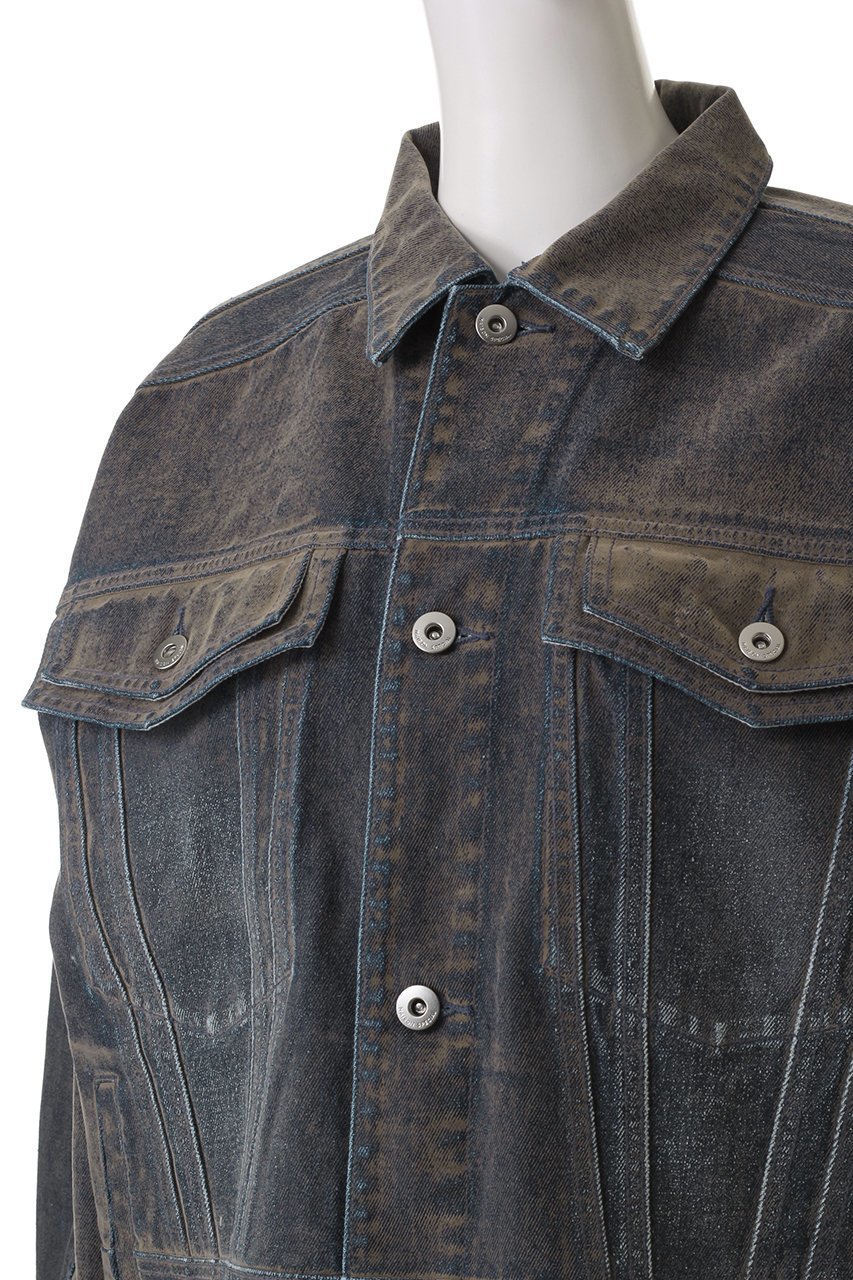 【メゾンスペシャル/MAISON SPECIAL】のOversize Flocking Denim Jacket/オーバーサイズフロッキーデニムジャケット 人気、トレンドファッション・服の通販 founy(ファニー) 　ファッション　Fashion　レディースファッション　Fashion for Women　アウター　Coat / Outerwear Collection　レディースジャケット・軽アウター　Jackets　デニムジャケット / カジュアルアウター　Denim Jackets　インナー　Innerwear　ジャケット　Jacket, Outerwear　スタンダード　Standard, Basic　セットアップ　Set-Up, Coordinated Outfit　デニム　Denim, Jeans Material　ロング　Long, Long-Length　other-5|ID: prp329100004271076 ipo3291000000032934285
