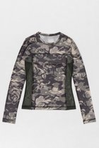 【メゾンスペシャル/MAISON SPECIAL】のCamouflage Mesh Fabric Inner Tops/カモフラージュメッシュインナー KHK(カーキ)|ID:prp329100004271078