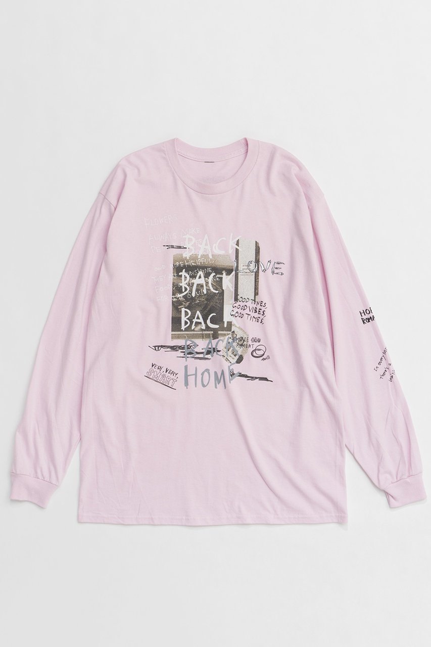 【メゾンスペシャル/MAISON SPECIAL】のBACK HOME Printed T-shirt/BACK HOMEプリントTEE インテリア・キッズ・メンズ・レディースファッション・服の通販 founy(ファニー) 　ファッション　Fashion　レディースファッション　WOMEN　トップス・カットソー　Tops/Tshirt　シャツ/ブラウス　Shirts/Blouses　ロング / Tシャツ　T-Shirts　カットソー　Cut and Sewn　インナー　Inner　春　Spring　スリーブ　Sleeve　プリント　Print　ロング　Long　A/W・秋冬　Aw・Autumn/Winter・Fw・Fall-Winter　S/S・春夏　Ss・Spring/Summer　おすすめ　Recommend　夏　Summer　2025年　2025　PNK(ピンク)|ID: prp329100004271083 ipo3291000000029678807