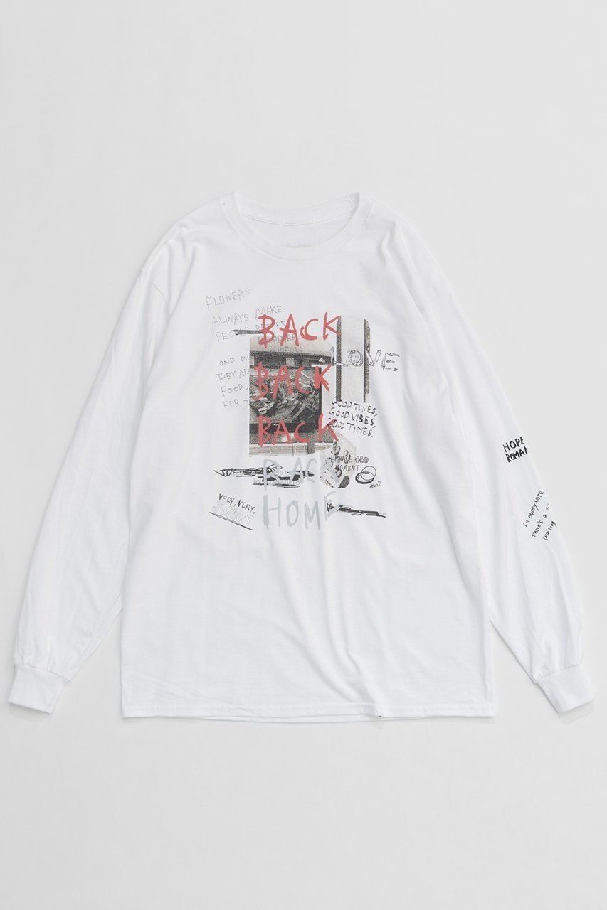 【メゾンスペシャル/MAISON SPECIAL】のBACK HOME Printed T-shirt/BACK HOMEプリントTEE インテリア・キッズ・メンズ・レディースファッション・服の通販 founy(ファニー) 　ファッション　Fashion　レディースファッション　WOMEN　トップス・カットソー　Tops/Tshirt　シャツ/ブラウス　Shirts/Blouses　ロング / Tシャツ　T-Shirts　カットソー　Cut and Sewn　インナー　Inner　春　Spring　スリーブ　Sleeve　プリント　Print　ロング　Long　A/W・秋冬　Aw・Autumn/Winter・Fw・Fall-Winter　S/S・春夏　Ss・Spring/Summer　おすすめ　Recommend　夏　Summer　2025年　2025　WHT(ホワイト)|ID: prp329100004271083 ipo3291000000029678808