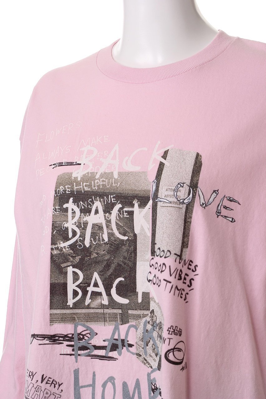 【メゾンスペシャル/MAISON SPECIAL】のBACK HOME Printed T-shirt/BACK HOMEプリントTEE 人気、トレンドファッション・服の通販 founy(ファニー) 　ファッション　Fashion　レディースファッション　Fashion for Women　トップス・カットソー　Cut & Sew Tops　シャツ・ブラウス・オフィスカジュアル　Elegant Blouses & Button-Ups　ロングTシャツ・Tシャツ　Longline T-Shirts & Tees　カットソー・ベーシックTシャツ　Cut-and-Sewn Tops / Stretch Tees & Basics　おすすめ　Recommended / Our Picks　インナー　Innerwear　スリーブ　Sleeve, Long Sleeve / Short Sleeve　プリント　Print, Printed Pattern　ロング　Long, Long-Length　other-5|ID: prp329100004271083 ipo3291000000032876570