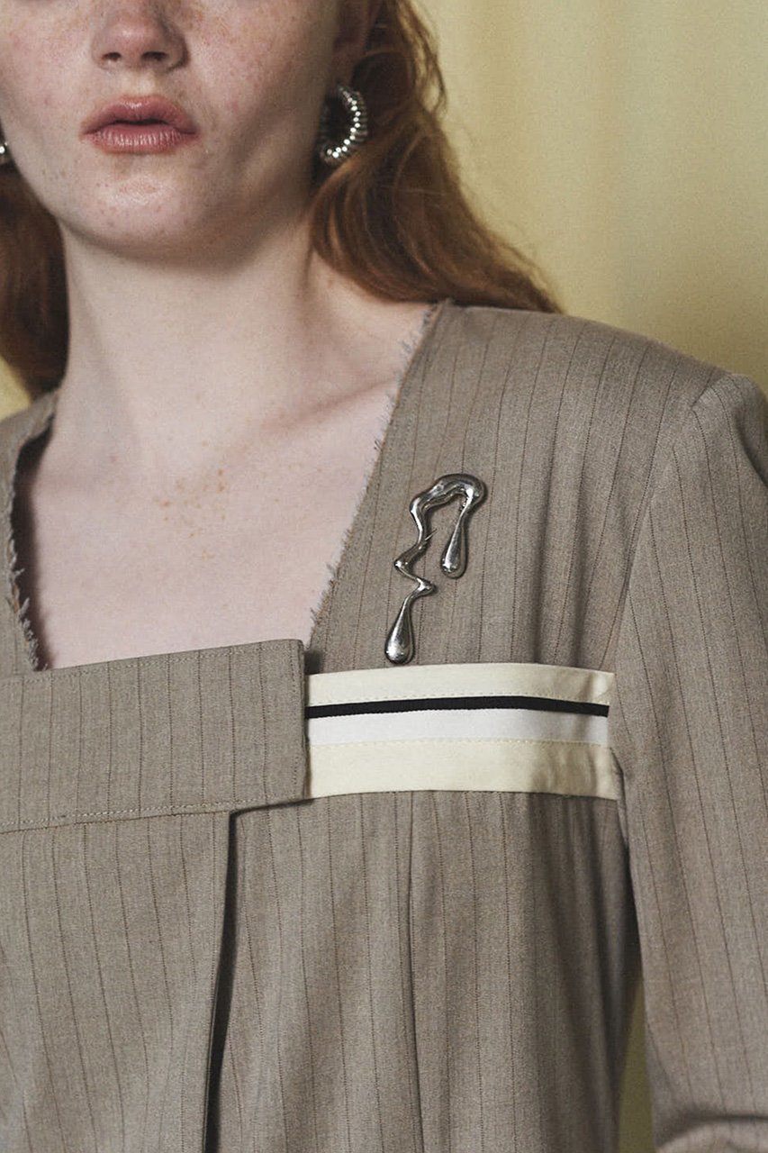 【メゾンスペシャル/MAISON SPECIAL】のWavy Brooch/ウェービーブローチ 人気、トレンドファッション・服の通販 founy(ファニー) 　ファッション　Fashion　レディースファッション　Fashion for Women　ウェーブ　Wavy Pattern　ジャケット　Jacket, Outerwear　チャーム　Charm, Pendant　ラップ　Wrap, Wrap Design　other-5|ID: prp329100004271087 ipo3291000000032801438