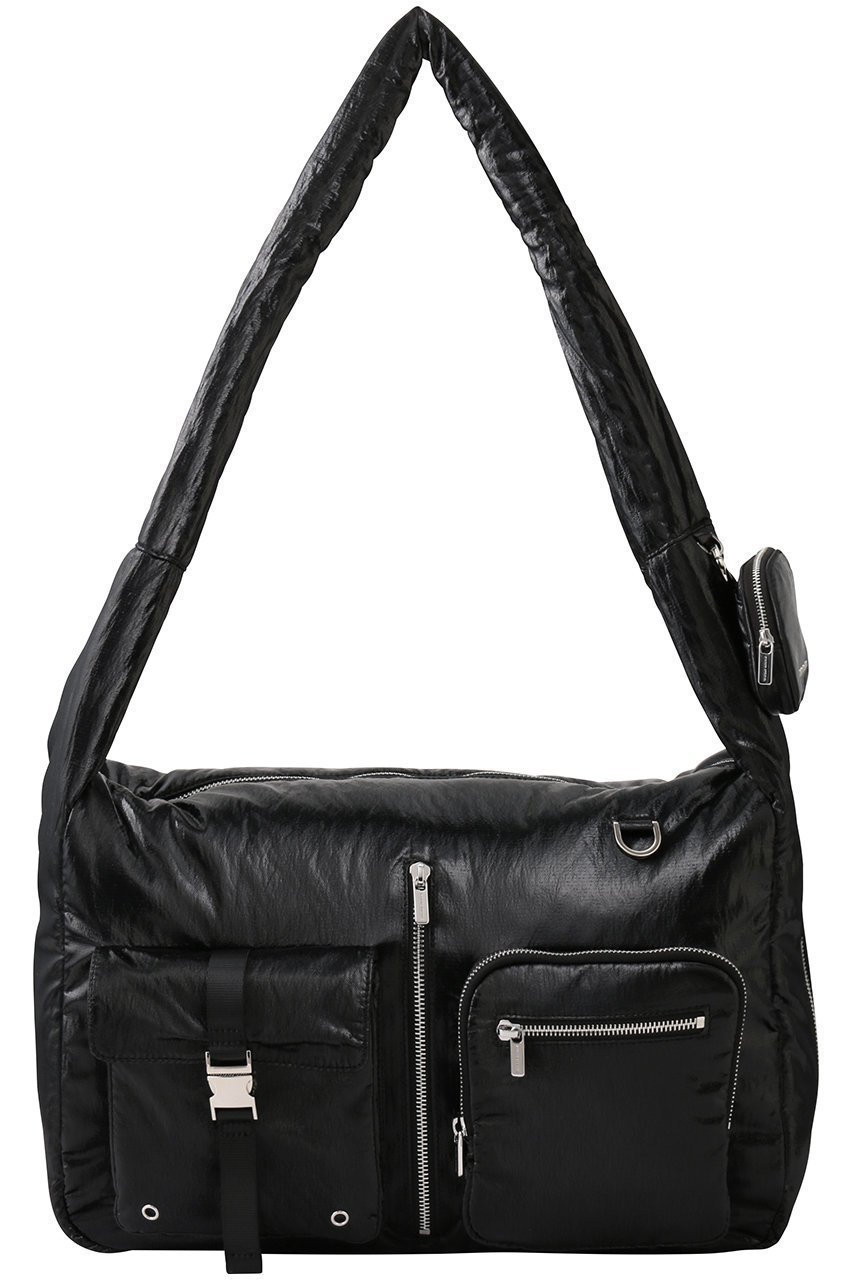 【メゾンスペシャル/MAISON SPECIAL】のOut Pocket Puffer Big Size Bag/アウトポケットパッファービッグバッグ インテリア・キッズ・メンズ・レディースファッション・服の通販 founy(ファニー) 　ファッション　Fashion　レディースファッション　Fashion for Women　バッグ　Bags　ポーチ&ミニバッグ　Pouches & Mini Bags　ショルダー　Shoulder, Shoulder Strap　ポーチ　Pouch, Small Case　ワッシャー　Washer, Crinkled Finish　軽量　Lightweight, Ultra Light　D.BLK(ブラック)|ID: prp329100004271089 ipo3291000000032784565
