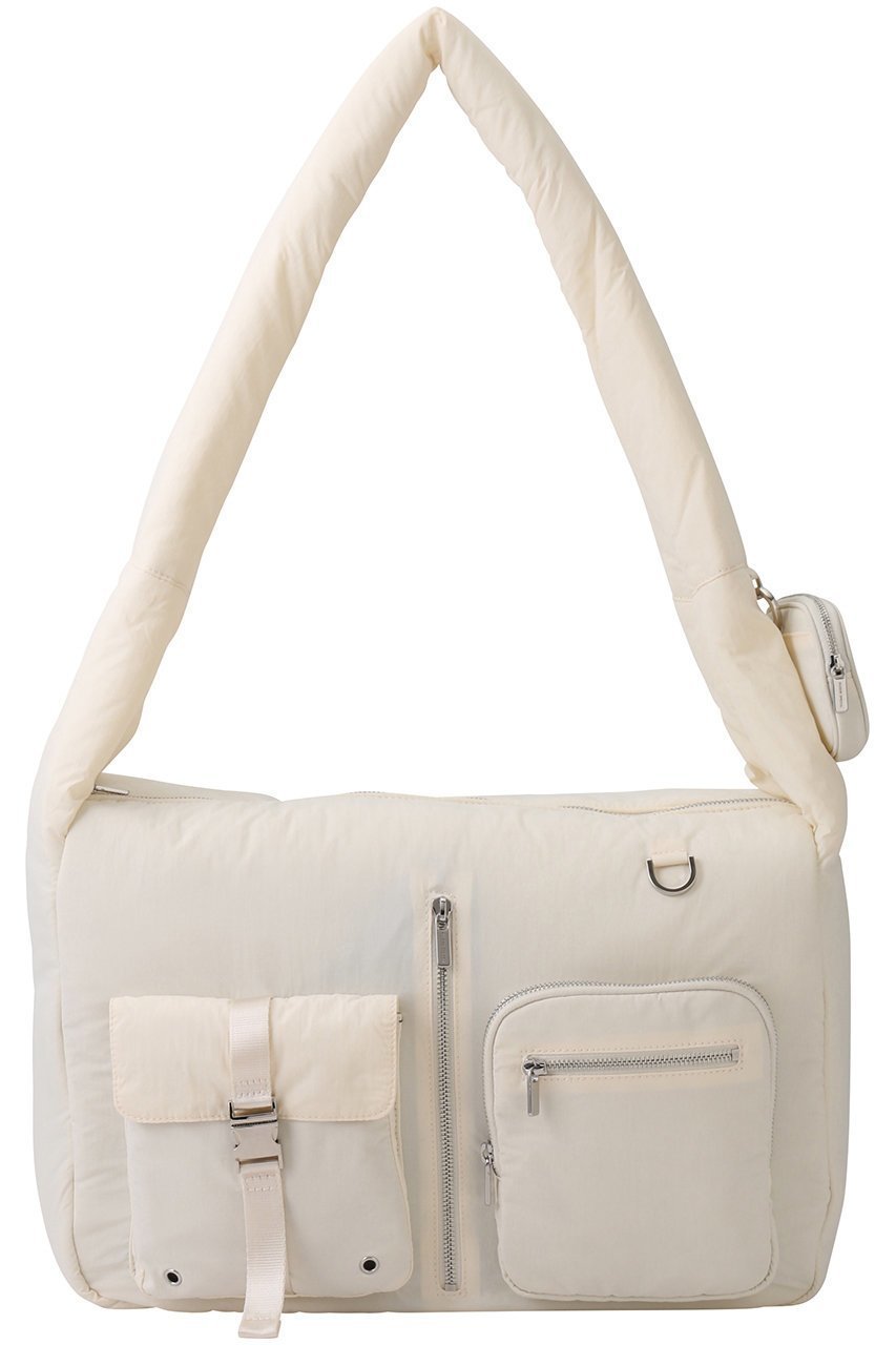 【メゾンスペシャル/MAISON SPECIAL】のOut Pocket Puffer Big Size Bag/アウトポケットパッファービッグバッグ インテリア・キッズ・メンズ・レディースファッション・服の通販 founy(ファニー) 　ファッション　Fashion　レディースファッション　Fashion for Women　バッグ　Bags　ポーチ&ミニバッグ　Pouches & Mini Bags　ショルダー　Shoulder, Shoulder Strap　ポーチ　Pouch, Small Case　ワッシャー　Washer, Crinkled Finish　軽量　Lightweight, Ultra Light　WHT(ホワイト)|ID: prp329100004271089 ipo3291000000032784567