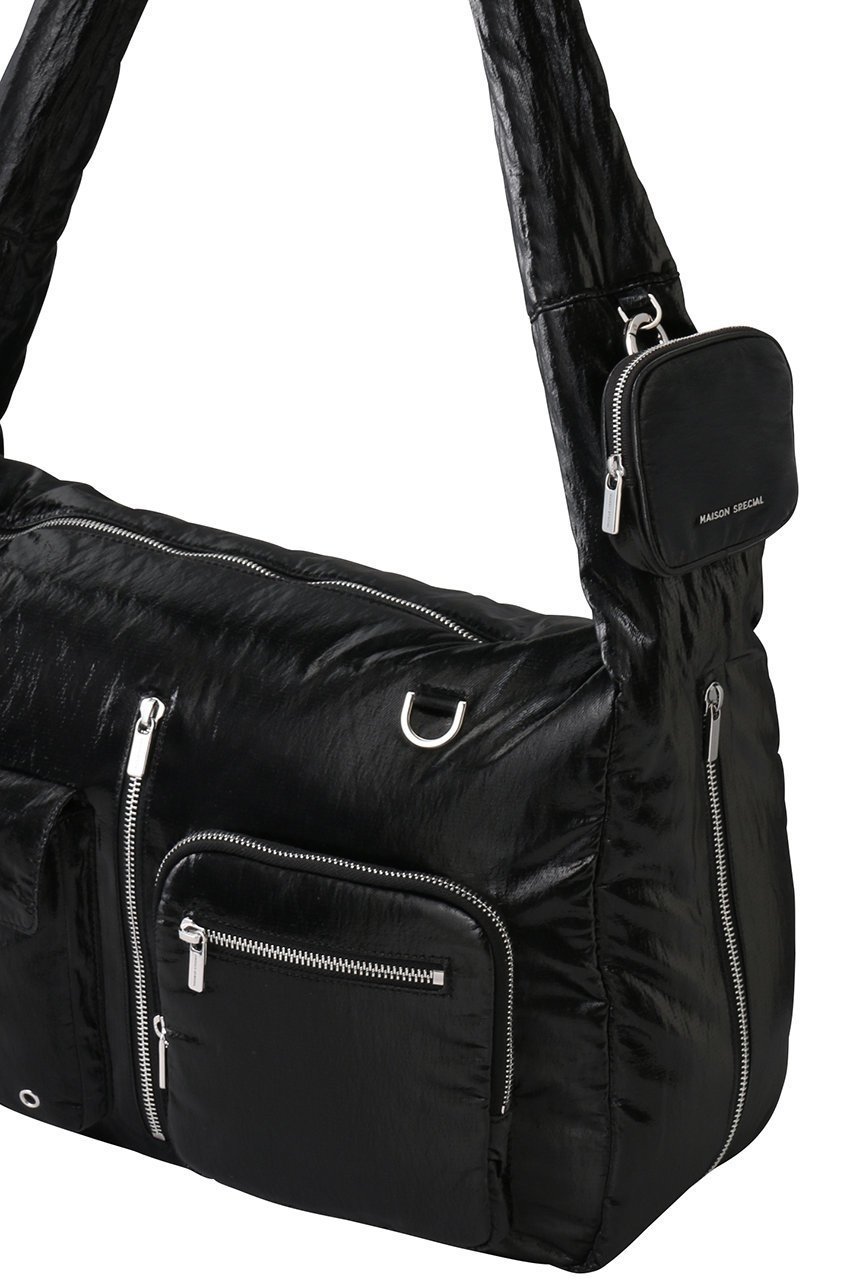 【メゾンスペシャル/MAISON SPECIAL】のOut Pocket Puffer Big Size Bag/アウトポケットパッファービッグバッグ 人気、トレンドファッション・服の通販 founy(ファニー) 　ファッション　Fashion　レディースファッション　Fashion for Women　バッグ　Bags　ポーチ&ミニバッグ　Pouches & Mini Bags　ショルダー　Shoulder, Shoulder Strap　ポーチ　Pouch, Small Case　ワッシャー　Washer, Crinkled Finish　軽量　Lightweight, Ultra Light　other-5|ID: prp329100004271089 ipo3291000000032784575
