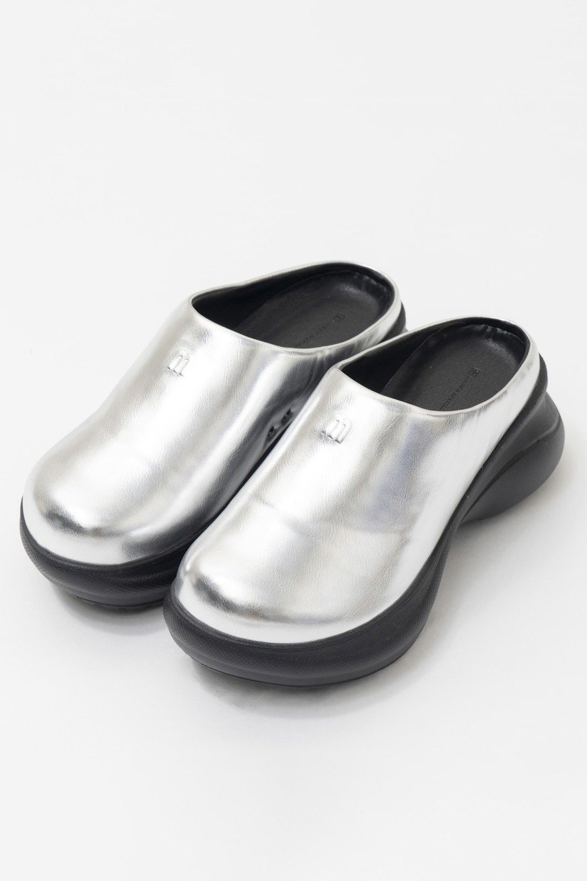 【メゾンスペシャル/MAISON SPECIAL】のVegan Leather Sabot Sandals/ヴィーガンレザークロッグス インテリア・キッズ・メンズ・レディースファッション・服の通販 founy(ファニー) 　ファッション　Fashion　レディースファッション　WOMEN　厚底　Platforms　春　Spring　サンダル　Sandals　シンプル　Simple　スポーツ　Sports　スポーティ　Sporty　ドッキング　Docking　バランス　Balance　プリント　Print　メタリック　Metallic　リアル　Real　ワンポイント　One Point　A/W・秋冬　Aw・Autumn/Winter・Fw・Fall-Winter　S/S・春夏　Ss・Spring/Summer　おすすめ　Recommend　夏　Summer　2025年　2025　SLV(シルバー)|ID: prp329100004271090 ipo3291000000029678832