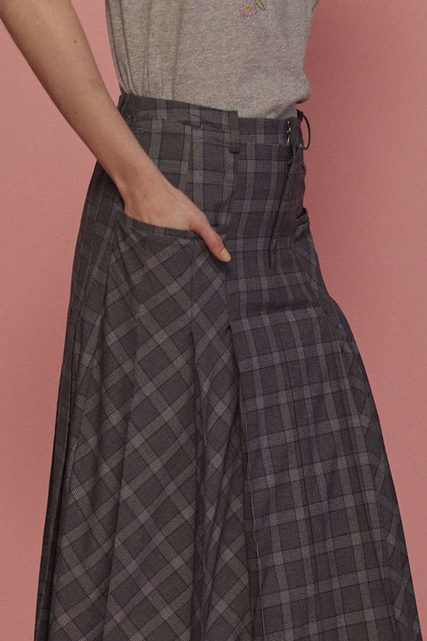 【メゾンスペシャル/MAISON SPECIAL】のPleated Maxi Skirt/プリーツマキシスカート 人気、トレンドファッション・服の通販 founy(ファニー) 　ファッション　Fashion　レディースファッション　Fashion for Women　スカート　Skirts　ロングスカート　Long Skirts / Maxi & Midi Skirts　チェック　Check, Plaid, Tartan　トレンド　Trend, Trending Now　プリーツ　Pleats, Pleated　ベーシック　Basic, Essential　マキシ　Maxi, Full Length　ロング　Long, Long-Length　エレガント 上品　Elegant　other-8|ID: prp329100004271093 ipo3291000000035056929