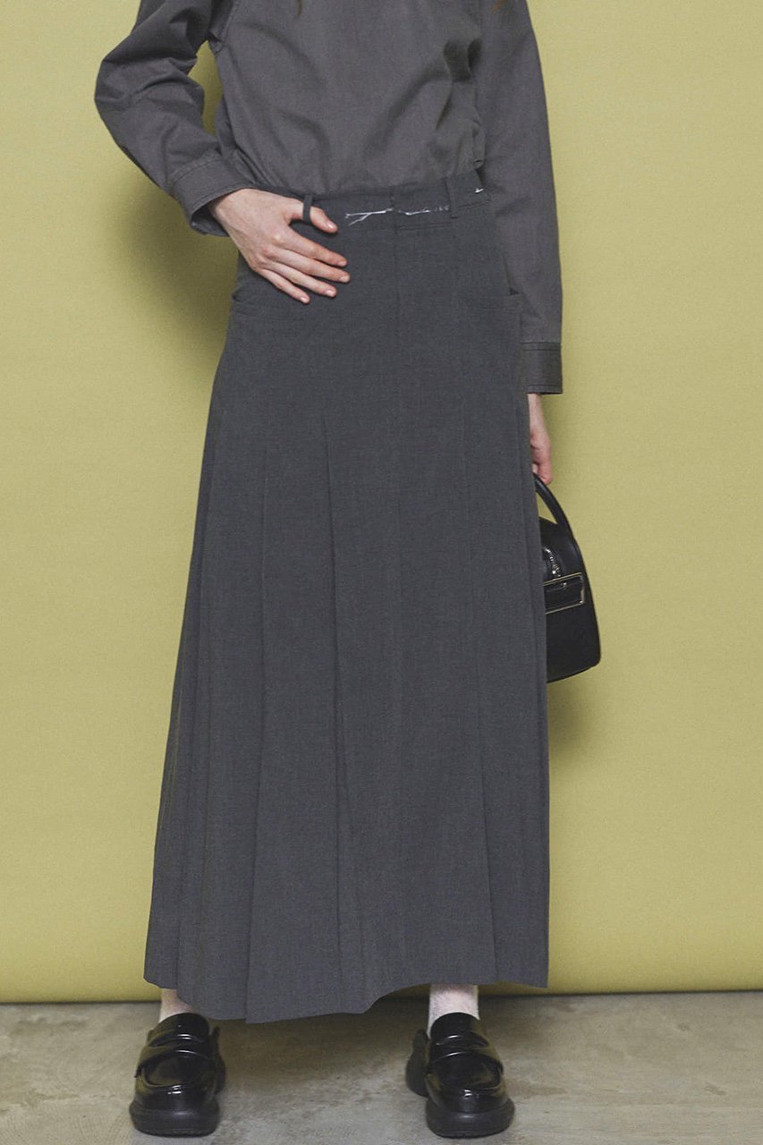 【メゾンスペシャル/MAISON SPECIAL】のPleated Maxi Skirt/プリーツマキシスカート 人気、トレンドファッション・服の通販 founy(ファニー) 　ファッション　Fashion　レディースファッション　Fashion for Women　スカート　Skirts　ロングスカート　Long Skirts / Maxi & Midi Skirts　チェック　Check, Plaid, Tartan　トレンド　Trend, Trending Now　プリーツ　Pleats, Pleated　ベーシック　Basic, Essential　マキシ　Maxi, Full Length　ロング　Long, Long-Length　エレガント 上品　Elegant　other-7|ID: prp329100004271093 ipo3291000000035880319