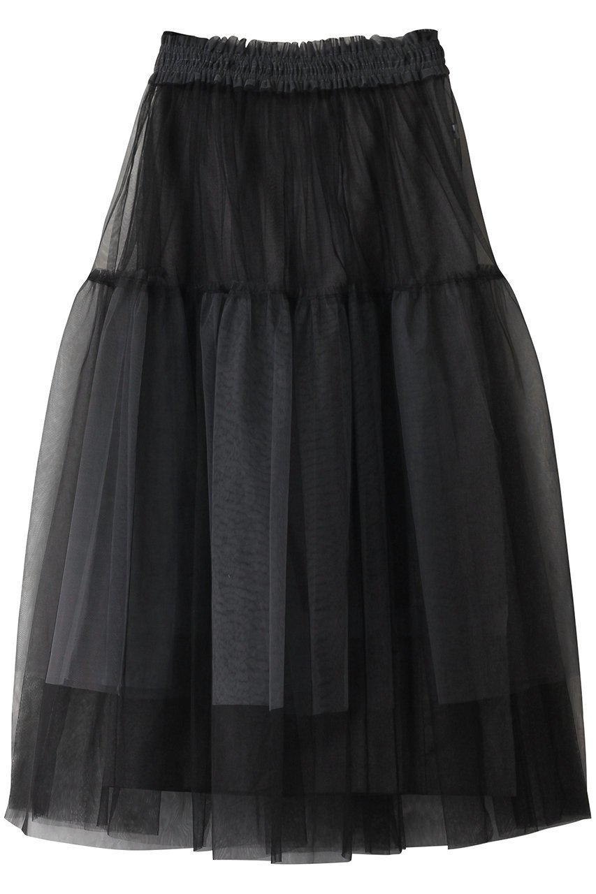 【メゾンスペシャル/MAISON SPECIAL】のLayered A-line Slirt/レイヤードAラインスカート インテリア・キッズ・メンズ・レディースファッション・服の通販 founy(ファニー) 　ファッション　Fashion　レディースファッション　Fashion for Women　スカート　Skirts　Aライン・フレアスカート　A-Line & Flared Skirts　ロングスカート　Long Skirts / Maxi & Midi Skirts　セパレート　Separate, Two-Piece　チュール　Tulip, Tulip Motif　ペンシル　Pencil, Pencil Skirt　リバーシブル　Reversible, Two-Sided　ロング　Long, Long-Length　BLK(ブラック)|ID: prp329100004271094 ipo3291000000035056780