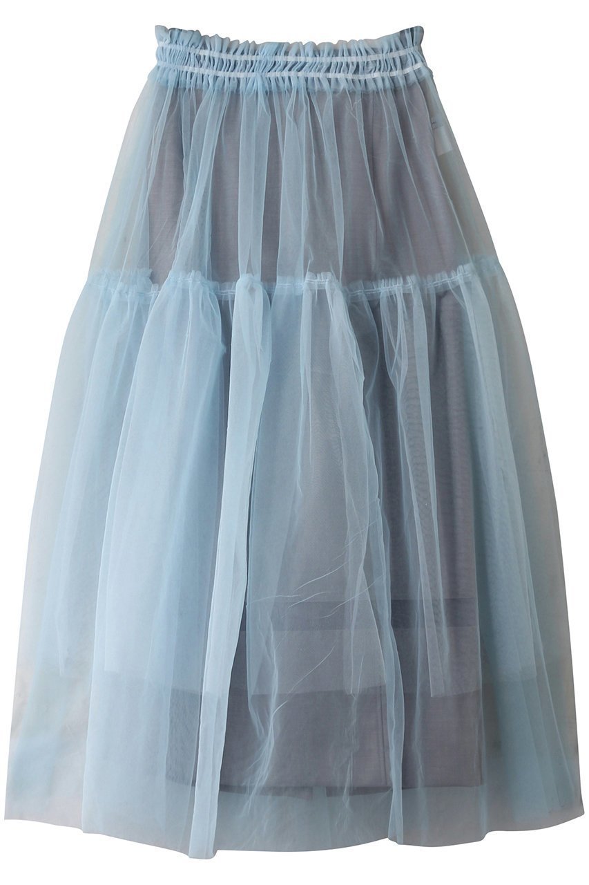 【メゾンスペシャル/MAISON SPECIAL】のLayered A-line Slirt/レイヤードAラインスカート インテリア・キッズ・メンズ・レディースファッション・服の通販 founy(ファニー) 　ファッション　Fashion　レディースファッション　Fashion for Women　スカート　Skirts　Aライン・フレアスカート　A-Line & Flared Skirts　ロングスカート　Long Skirts / Maxi & Midi Skirts　セパレート　Separate, Two-Piece　チュール　Tulip, Tulip Motif　ペンシル　Pencil, Pencil Skirt　リバーシブル　Reversible, Two-Sided　ロング　Long, Long-Length　BLU(ブルー)|ID: prp329100004271094 ipo3291000000035056781