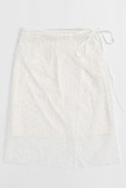 【メゾンスペシャル/MAISON SPECIAL】のMulti Fabric Glitter Flower Wrap Skirt/マルチファブリックキラキラフラワーラップスカート WHT(ホワイト)|ID: prp329100004271095 ipo3291000000029678850