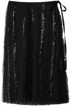 【メゾンスペシャル/MAISON SPECIAL】のMulti Fabric Glitter Flower Wrap Skirt/マルチファブリックキラキラフラワーラップスカート BLK(ブラック)|ID: prp329100004271095 ipo3291000000032732279