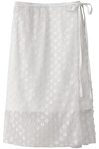 【メゾンスペシャル/MAISON SPECIAL】のMulti Fabric Glitter Flower Wrap Skirt/マルチファブリックキラキラフラワーラップスカート WHT(ホワイト)|ID: prp329100004271095 ipo3291000000032732280