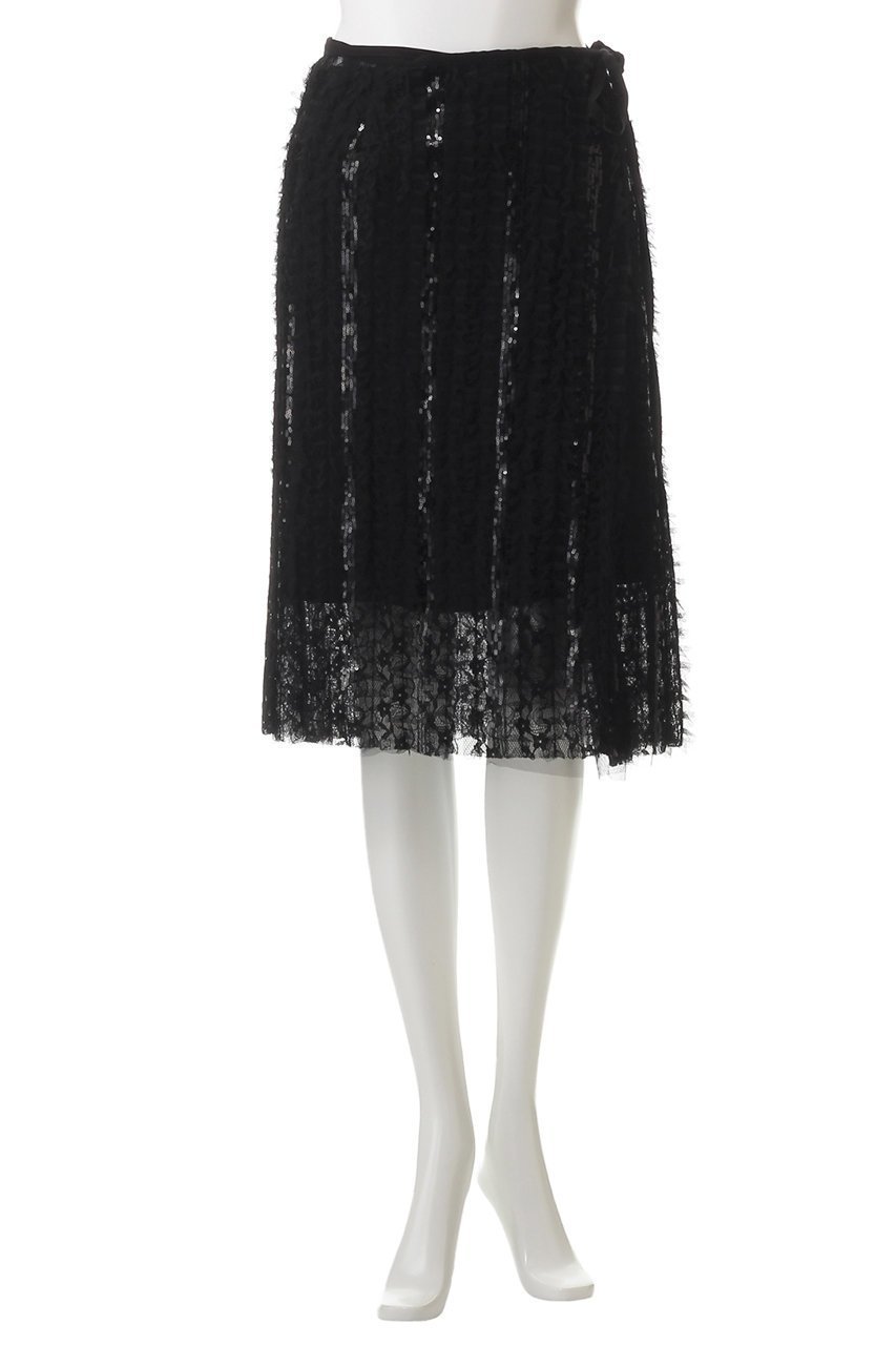 【メゾンスペシャル/MAISON SPECIAL】のMulti Fabric Glitter Flower Wrap Skirt/マルチファブリックキラキラフラワーラップスカート 人気、トレンドファッション・服の通販 founy(ファニー) 　ファッション　Fashion　レディースファッション　Fashion for Women　スカート　Skirts　ロングスカート　Long Skirts / Maxi & Midi Skirts　ギャザー　Gathered, Ruffled　シアー　Sheer, See-Through　ジャケット　Jacket, Outerwear　スパンコール　Sequins, Sequin Embellishment　チュール　Tulip, Tulip Motif　デニム　Denim, Jeans Material　ビスチェ　Bustier, Corset Top　ブルゾン　Blouson, Bomber Jacket　ペチコート　Petticoat, Underskirt　羽織　Haori, Light Jacket　モチーフ　Motif, Design Theme　ラップ　Wrap, Wrap Design　レース　Lace, Lace Fabric　ロング　Long, Long-Length　おすすめ　Recommended / Our Picks　other-2|ID: prp329100004271095 ipo3291000000035056696