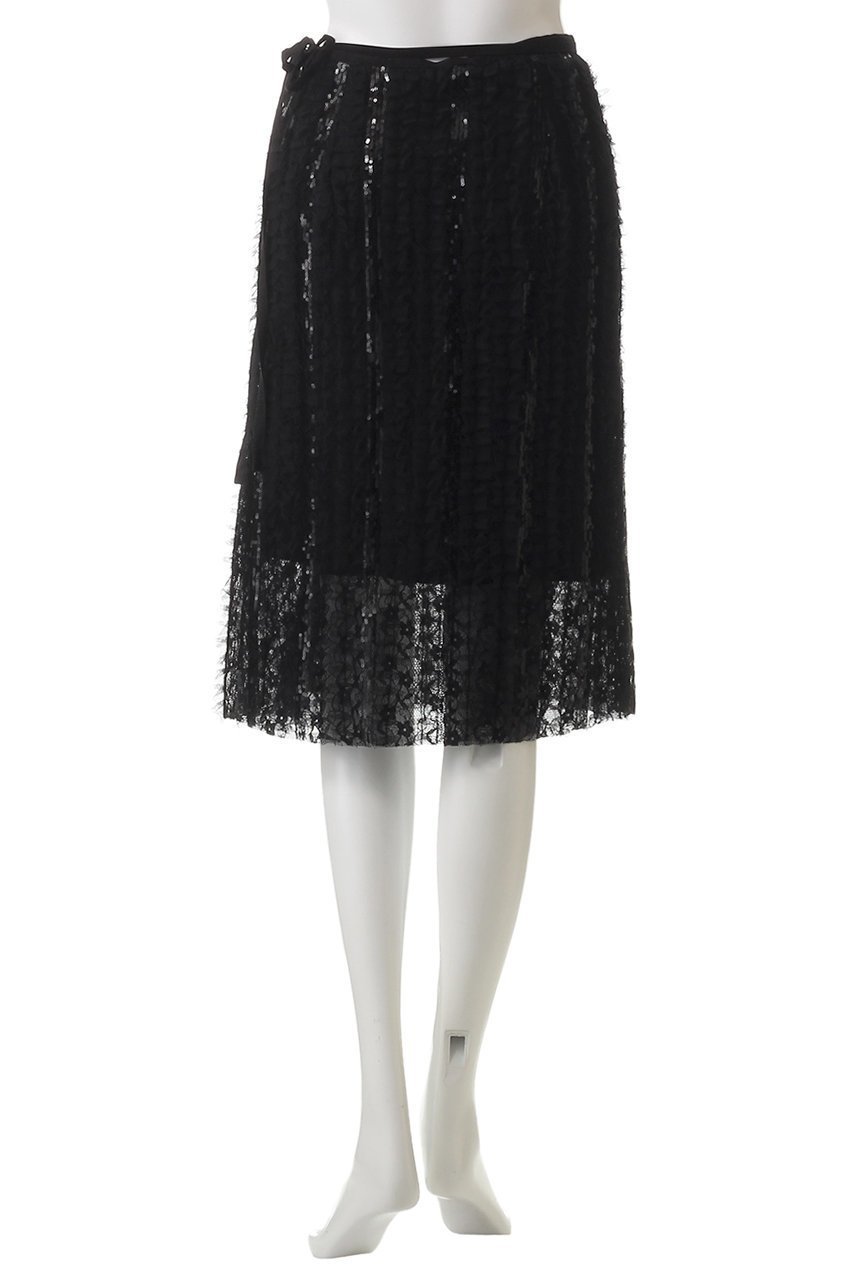 【メゾンスペシャル/MAISON SPECIAL】のMulti Fabric Glitter Flower Wrap Skirt/マルチファブリックキラキラフラワーラップスカート 人気、トレンドファッション・服の通販 founy(ファニー) 　ファッション　Fashion　レディースファッション　Fashion for Women　スカート　Skirts　ロングスカート　Long Skirts / Maxi & Midi Skirts　ギャザー　Gathered, Ruffled　シアー　Sheer, See-Through　ジャケット　Jacket, Outerwear　スパンコール　Sequins, Sequin Embellishment　チュール　Tulip, Tulip Motif　デニム　Denim, Jeans Material　ビスチェ　Bustier, Corset Top　ブルゾン　Blouson, Bomber Jacket　ペチコート　Petticoat, Underskirt　羽織　Haori, Light Jacket　モチーフ　Motif, Design Theme　ラップ　Wrap, Wrap Design　レース　Lace, Lace Fabric　ロング　Long, Long-Length　おすすめ　Recommended / Our Picks　other-4|ID: prp329100004271095 ipo3291000000035056698