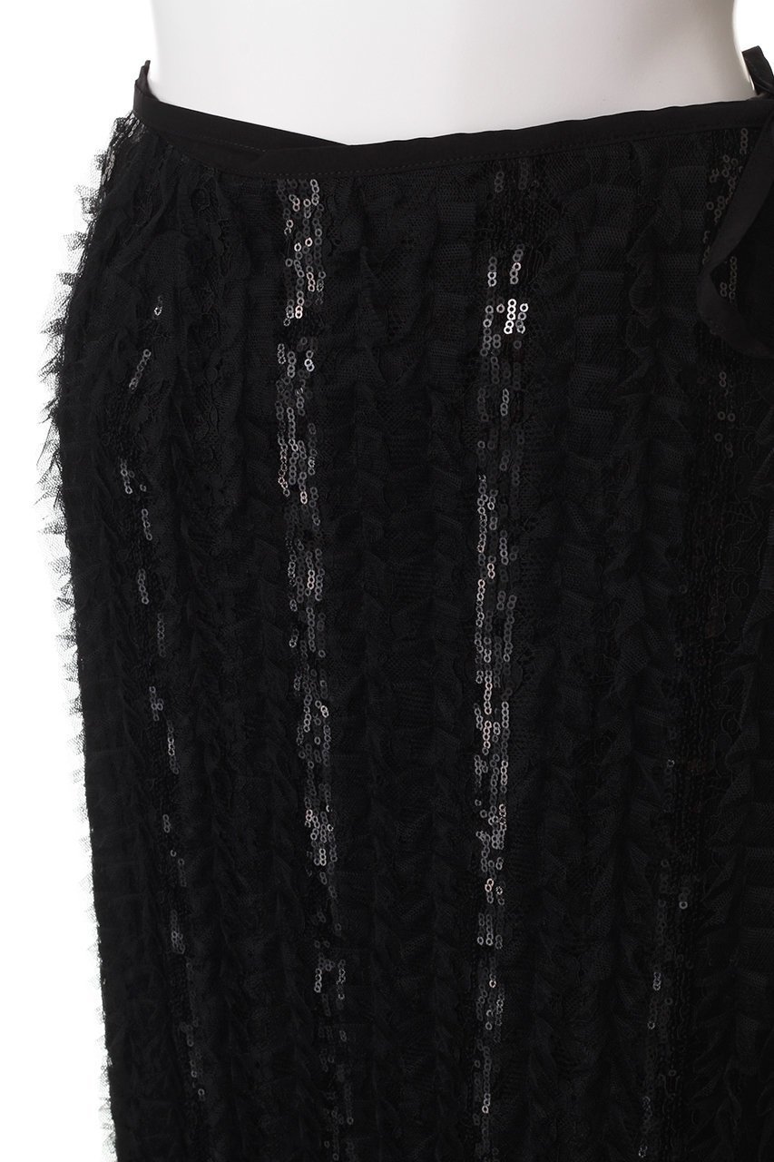【メゾンスペシャル/MAISON SPECIAL】のMulti Fabric Glitter Flower Wrap Skirt/マルチファブリックキラキラフラワーラップスカート 人気、トレンドファッション・服の通販 founy(ファニー) 　ファッション　Fashion　レディースファッション　Fashion for Women　スカート　Skirts　ロングスカート　Long Skirts / Maxi & Midi Skirts　ギャザー　Gathered, Ruffled　シアー　Sheer, See-Through　ジャケット　Jacket, Outerwear　スパンコール　Sequins, Sequin Embellishment　チュール　Tulip, Tulip Motif　デニム　Denim, Jeans Material　ビスチェ　Bustier, Corset Top　ブルゾン　Blouson, Bomber Jacket　ペチコート　Petticoat, Underskirt　羽織　Haori, Light Jacket　モチーフ　Motif, Design Theme　ラップ　Wrap, Wrap Design　レース　Lace, Lace Fabric　ロング　Long, Long-Length　おすすめ　Recommended / Our Picks　other-5|ID: prp329100004271095 ipo3291000000035056699